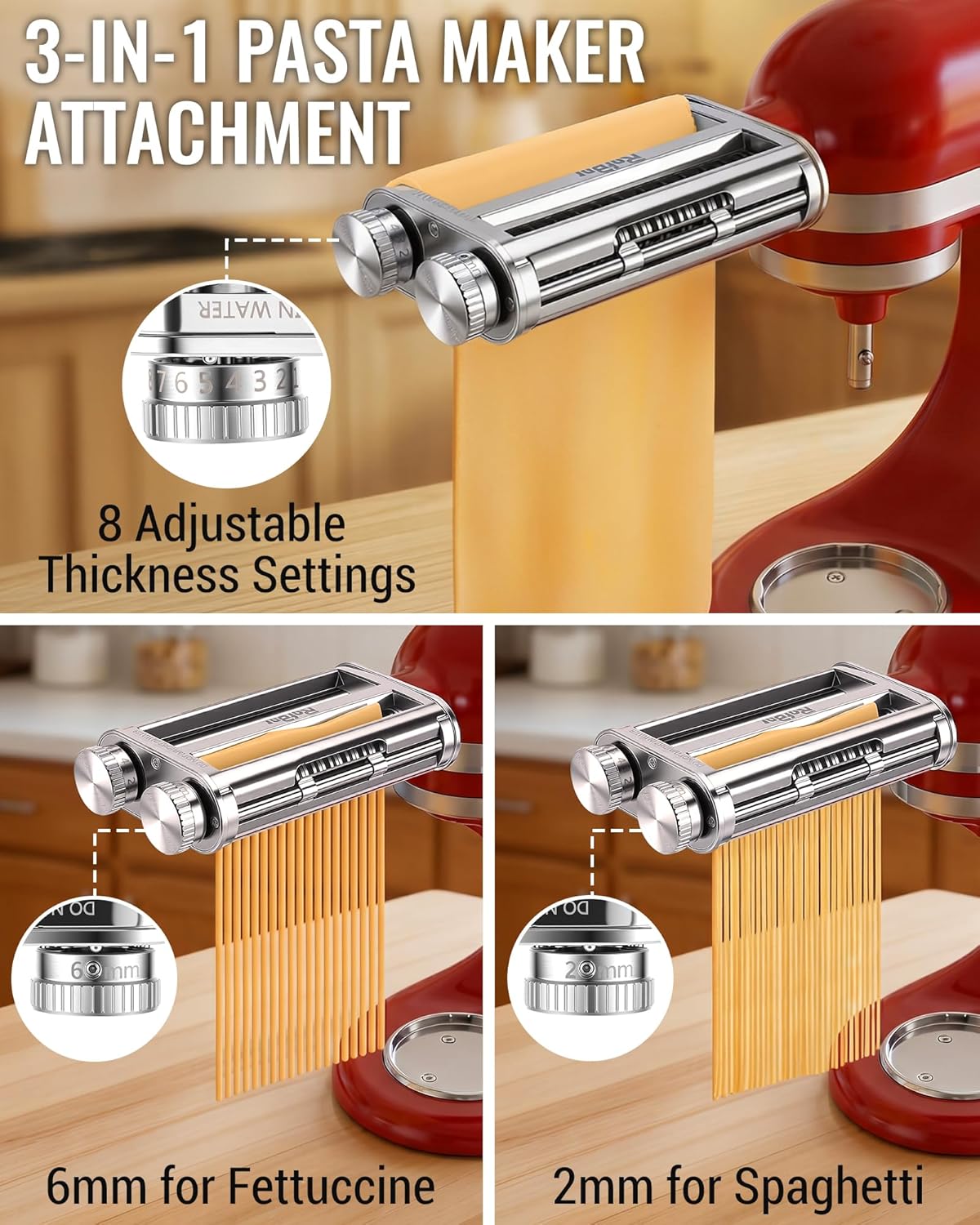 KitchenAid Mixer 3-in-1 Pasta  - Kitchenaid Mixer Hand Mixer 评论和价格