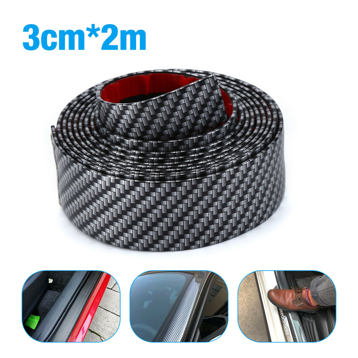 2M Car Stickers Anti Scratch D - Crepe Pan Carbon 评论和价格