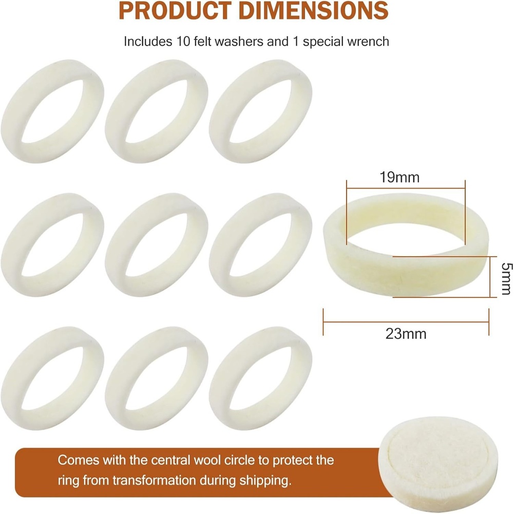 10Pack Felt Washer Replacement - Breville Espresso Bes870 评论和价格